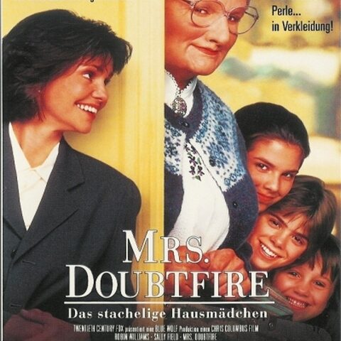 Komödie: Mrs. Doubtfire – Das stachelige Kindermädchen (Kabel eins  20:15 – 22:50 Uhr)