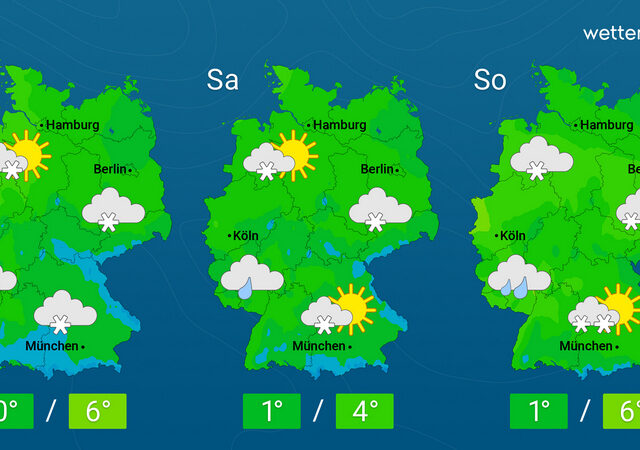 Winterlich in höheren Lagen – Im Flachland zunächst nasskalt