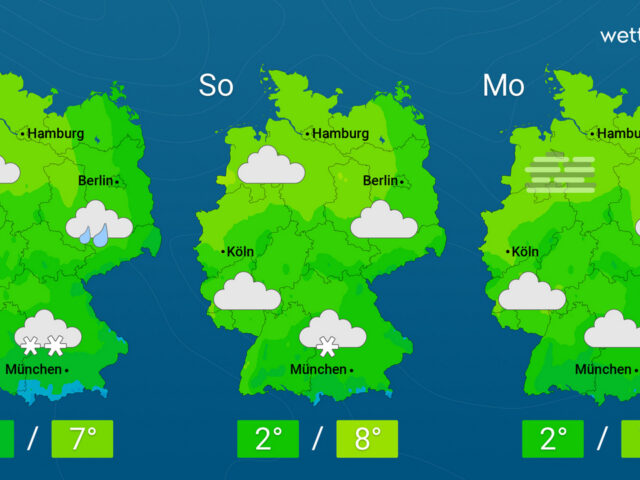 Winter geht wieder auf Abstand – „Beton-Hoch“ über dem Atlantik