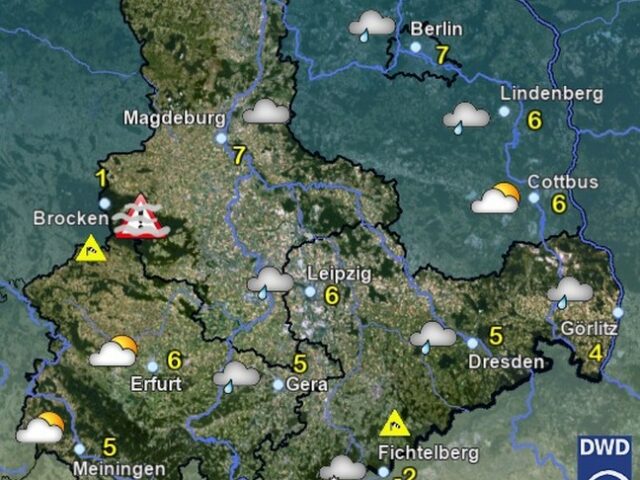 Sachsen-Anhalt Wetter für Sonntag