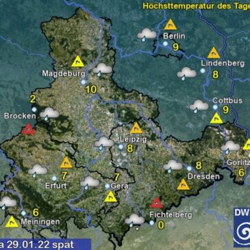 Sachsen-Anhalt Wetter für Samstag