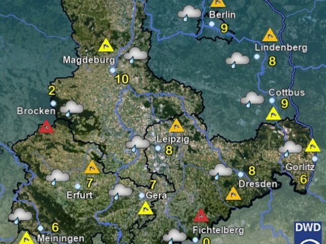 Sachsen-Anhalt Wetter für Samstag