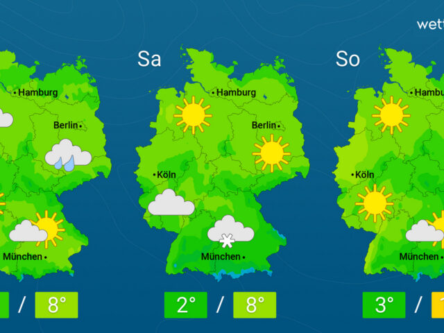 Verbreitet frostige Nächte – Endlich mehr trockene Tage