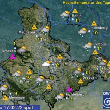 Sachsen-Anhalt Wetter für Donnerstag