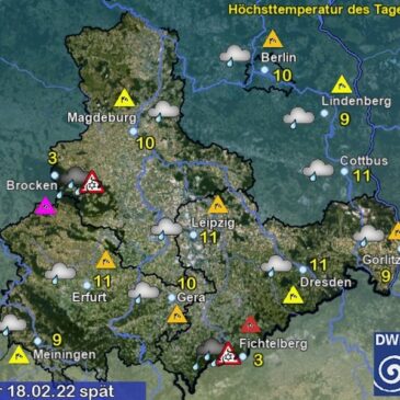 Sachsen-Anhalt Wetter für Freitag