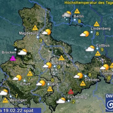 Sachsen-Anhalt Wetter für Samstag