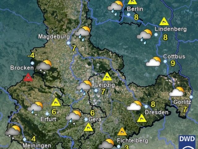 Sachsen-Anhalt Wetter für Freitag