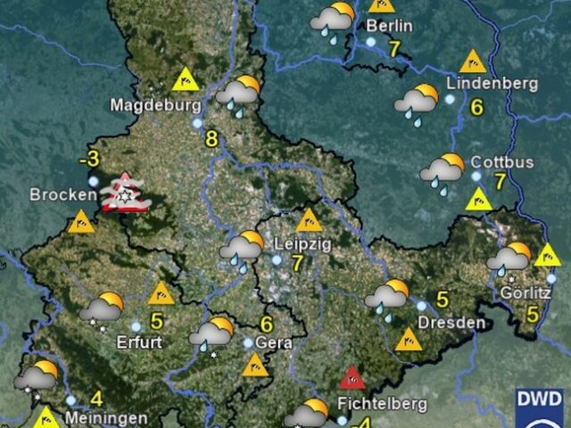 Sachsen-Anhalt Wetter für Montag