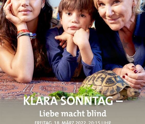 Drama: Klara Sonntag – Liebe macht blind (Das Erste  20:15 – 21:45 Uhr)