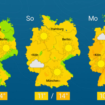 Nach Dämpfer wieder freundlich – Frühlingshoch bleibt hartnäckig