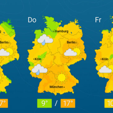 Erneut trocken mit viel Sonne – Nachts regional wieder Frost