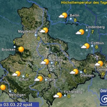 Sachsen-Anhalt Wetter für Donnerstag