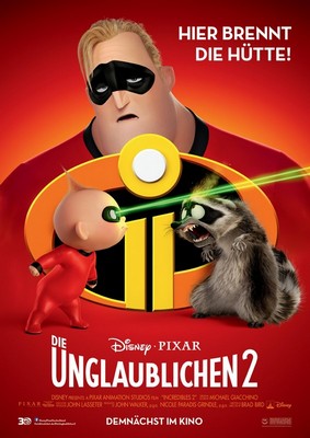 Animationsfilm: Die Unglaublichen 2 (Kabel Eins  20:15 – 22:35 Uhr)