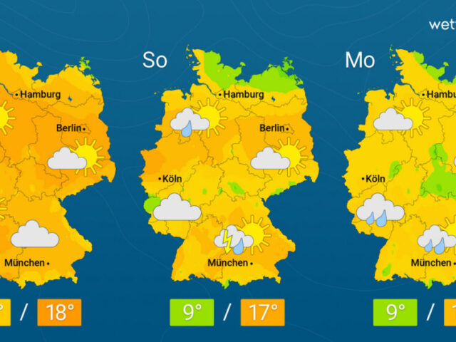 WetterOnline: Nächste Woche neues Hoch – Zunehmend wechselhaft