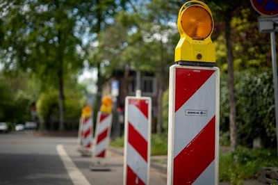 Teilabschnitt der Sandbreite gesperrt