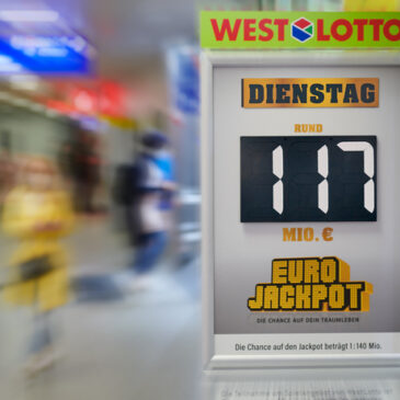 Mega-Rekord: Erstmals Jackpot von 117 Millionen Euro