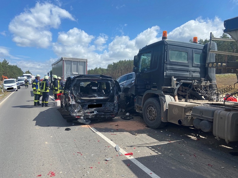 Heute Auf Der B189: Unfall Mit Mehreren Fahrzeugen – Motorradfahrer ...