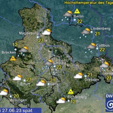 Sachsen-Anhalt Wetter am Dienstag