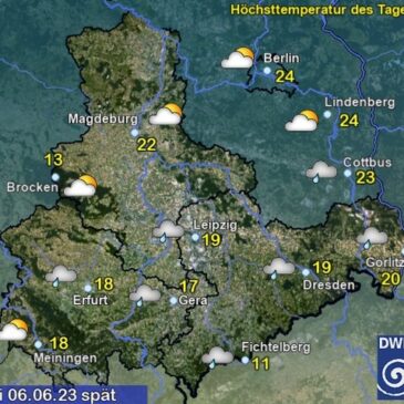 Sachsen-Anhalt Wetter am Dienstag