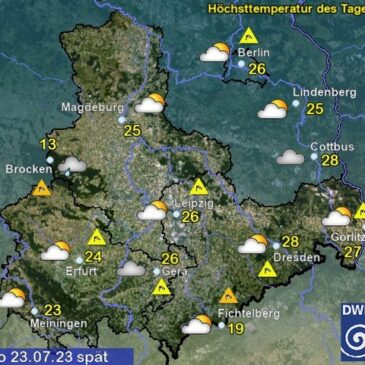 Sachsen-Anhalt Wetter am Sonntag