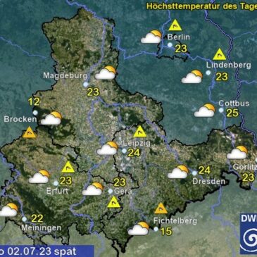 Sachsen-Anhalt Wetter am Sonntag