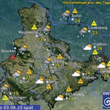 Sachsen-Anhalt Wetter am Donnerstag