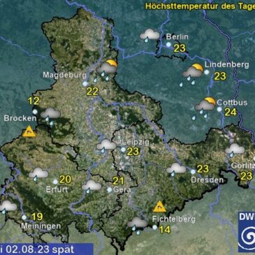 Sachsen-Anhalt Wetter am Mittwoch