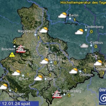 Sachsen-Anhalt Wetter am Freitag