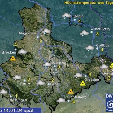 Sachsen-Anhalt Wetter am Sonntag