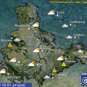 Sachsen-Anhalt Wetter am Dienstag