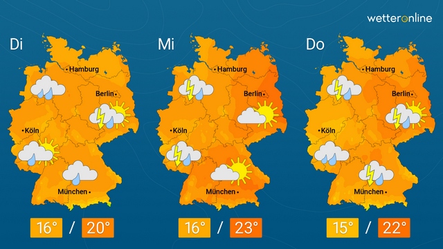 Neues Tief bringt viel Regen