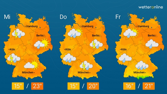 Bis Anfang Juni viel Regen