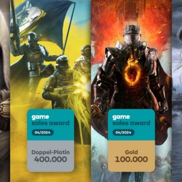 Vom Weltraum über Bagdad bis in riesige Fantasy-Reiche und in die Postapokalypse: Die game Sales Awards im April