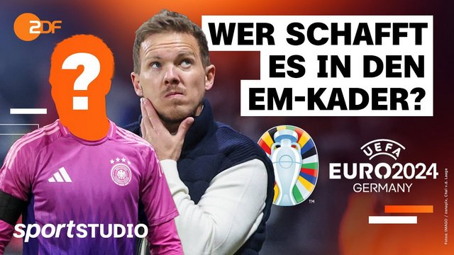 Ab 12:55 im Livestream DFB-PK: Wen nominiert Julian Nagelsmann für die Heim-EM? | sportstudio