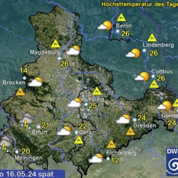 Sachsen-Anhalt Wetter am Donnerstag