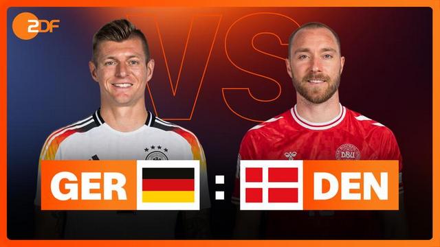 EM-Achtelfinale Deutschland – Dänemark live im ZDF (19:25 – 23:00 Uhr)