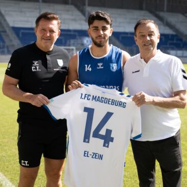 1. FC Magdeburg verpflichtet Abu-Bekir Ömer El-Zein / 21-Jähriger Mittelfeldspieler stand zuletzt beim SV Sandhausen unter Vertrag
