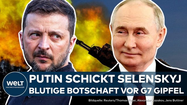 UKRAINE-KRIEG: Putins Armee greift Krywyj Rih vor G7 Gipfel an – 50 Milliarden Dollar für Selenskyj