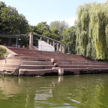 Historisches Treppenensemble wird saniert / Baubeginn am Adolf-Mittag-See im Stadtpark Rotehorn
