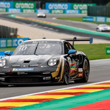 Qualifying, Porsche Mobil 1 Supercup, 6. Lauf in Spa-Francorchamps (Belgien): Zwei Fahrer aus dem Team Schumacher CLRT starten aus der ersten Reihe