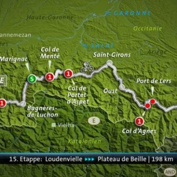 Livestream ab 12:25 Uhr – die zweite Bergankunft der Tour de France – 15. Etappe: Loudenvielle – Plateau de Beille (198 km) (Das Erste 14:03 – 17:54 Uhr)