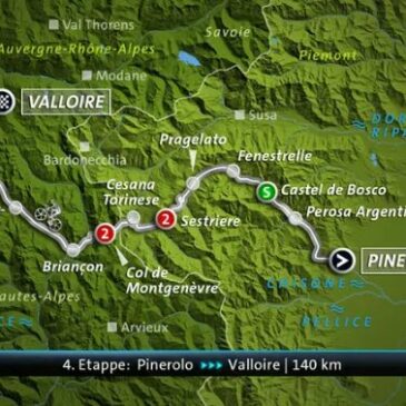 Ab 13:35 Uhr im Livestream: Tour de France – 4. Etappe: Pinerolo – Valloire (138 km) (Das Erste 14:10 – 17:05 Uhr)