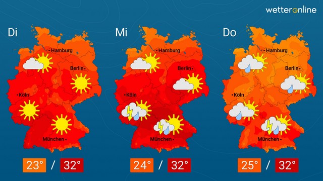 Neue Gewitter und wieder kühler