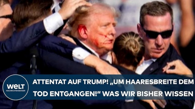 TRUMP: „Patrone ist durch meine Haut gegangen! Ich habe sehr geblutet!“ Erste Reaktion nach Attentat