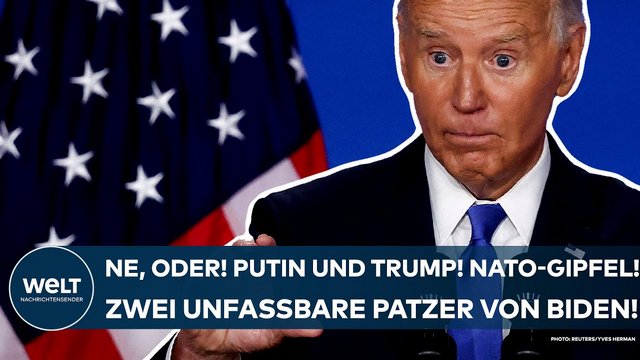 JOE BIDEN: NATO-Gipfel! Putin und Trump! US-Präsident leistet sich erneut zwei unfassbare Patzer!