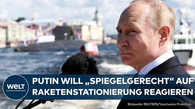 PUTIN DROHT DEM WESTEN: Russland fühle sich Mittelstreckenwaffen-Verbot nicht mehr verpflichtet