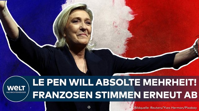 FRANKREICH: Hochspannung zur Stichwahl! Holt Marine Le Pen die absolute Merheit?