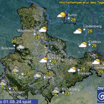 Sachsen-Anhalt Wetter am Donnerstag