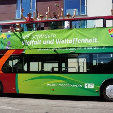 Besondere Aussichten: Doppeldecker fährt bei CSD-Demonstration am 24. August mit