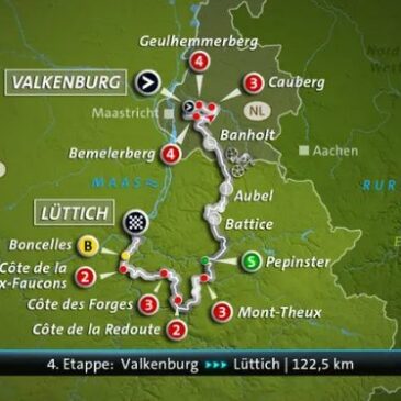 Livestream ab 14:10 Uhr: Tour de France der Damen – 4.  Etappe, Valkenburg – Lüttich (122,5 km) (Das Erste  14:10 – 16:10 Uhr)